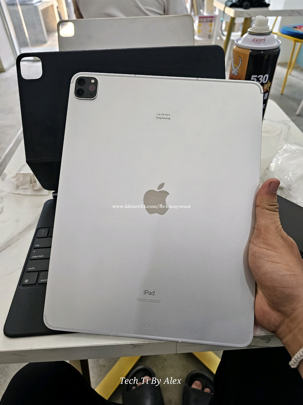 Ipad Pro 12.9 M1 256GB Sim 99% price $770.00 in Tuek L'ak Muoy