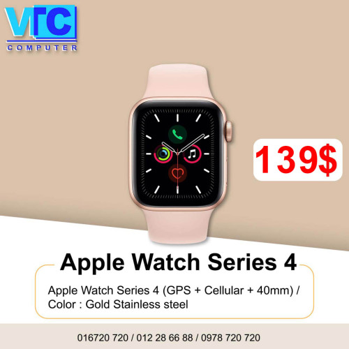 Apple Watch Series 4 price 99.00 in Mittakpheap Prampir Meakkakra Phnom Penh Cambodia Vantech vantech Khmer24