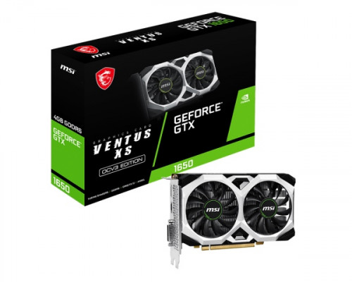 MSI GeForce\u00ae GTX 1650 D6 VENTUS XS OCV3