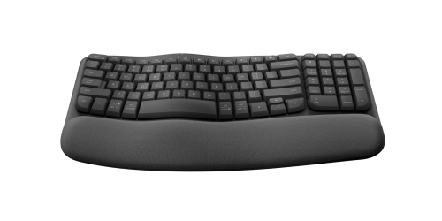 Logitech Wave Keys wireless ergonomic keyboard - Graphite (920-011898)