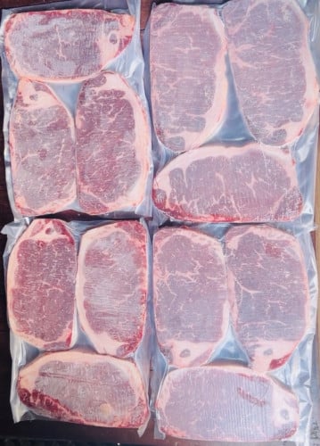 សាច់ចំឡកជាប់ខ្លាញ់ Australia city black strip loin graind fed