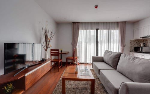 Duplex One bedroom for rent at Bkk1