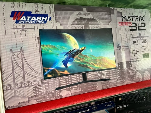 LED 32” 2K Curves 165Hz អត់គែម New 100% Inbox