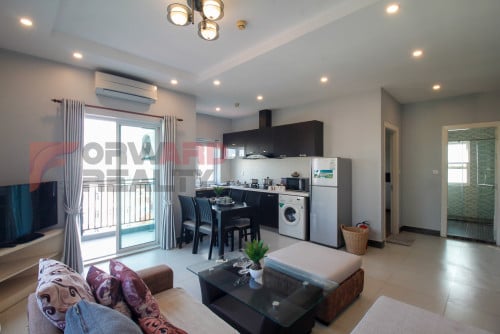 1 Bedroom apartment with gym available for rent in Phsar Doem Thkov Area (Near Russian Market)