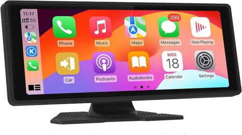 Portable Wireless Carplay & Android Auto, Support Multiple Wireless Transmissions 10.26"