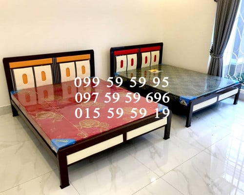 Bed size 1.8 x 2m 125$ /គ្រែក្បាលជ្រុង
