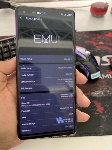 Huawei Mate 40 pro 256Gb អេក្រង់ស្អាតតួស្ទើរដូចរូប តំលៃ $220.00 ក្នុង ...