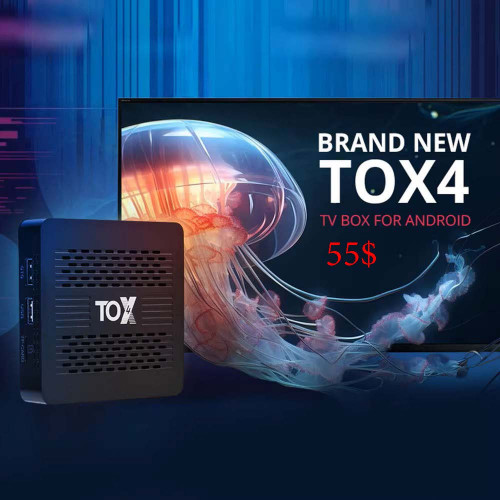 TV BOX Android 13 TOX4 Type C (New Model)