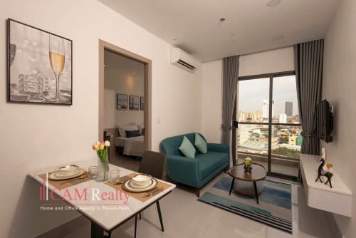 1 bedroom serviced apartment for rent in Tuol Kork | Swimming pool & gym
