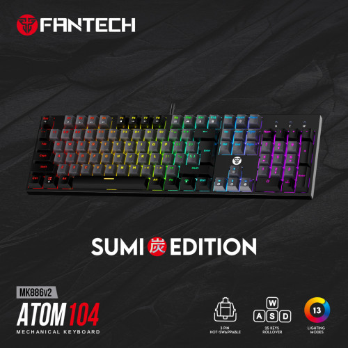 Fantech MK886v2 ATOM 104 Keyboard