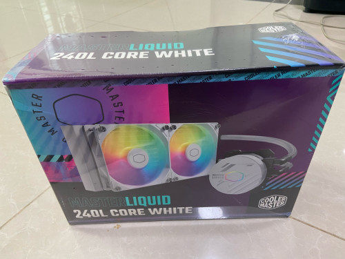 Liquid cooler 240 cooler master white Price $55.00 in Trapeang Krasang ...