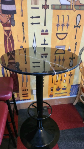 USED- High Table & Bar Chair