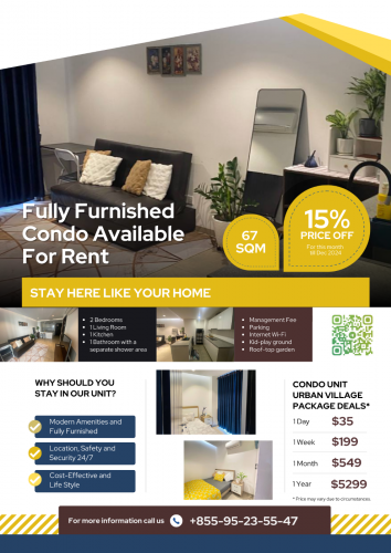URBAN Village Phase 1, Condo for Rent