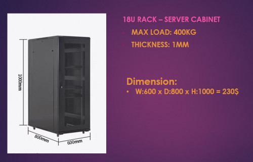 18U Rack – Server cabinet