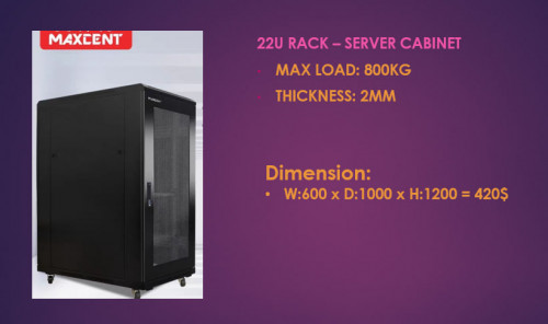 22U Rack – Server cabinet