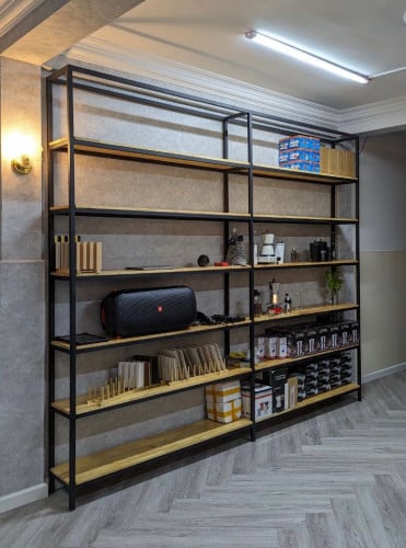 ធំ ធូថ្លៃ មាំ 😍 ធ្នើរតាំងសម្ភារៈលក់ដូពេញមួយផ្ទៃជញ្ជាំ/Shelf