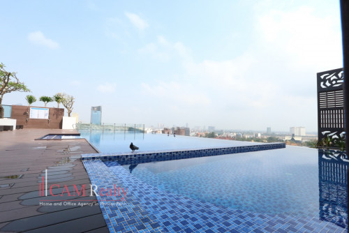 Daun Penh| 1 bedroom serviced apartment for rent in Phnom Penh