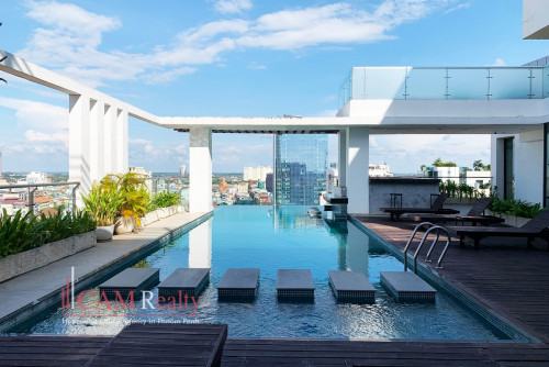 Daun Penh| Modern style 1 bedroom apartment for rent in Phnom Penh