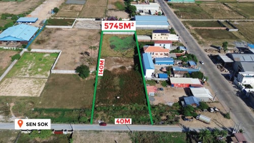 Land for sale | Sen Sok | only 550$/m2, current market price750$/ m2