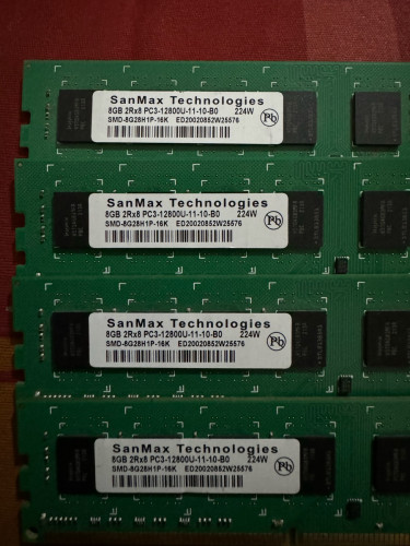 រេម DDR 3 8G មានបួនដេីម