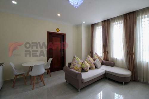 1 Bedrooms apartment available for rent in Toul Kork Area.