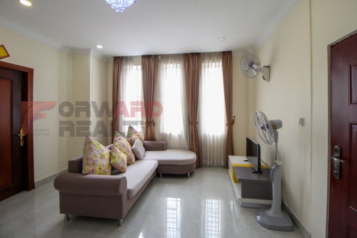 1 Bedrooms apartment available for rent in Toul Kork Area.