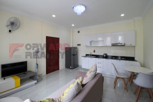 1 Bedrooms apartment available for rent in Toul Kork Area.