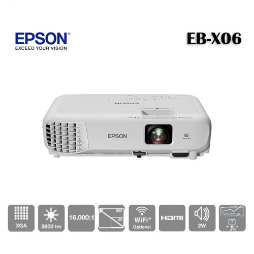 (Exclusive Offer) EPSON EBX06 Business Projector Price 399.00 in Tuek