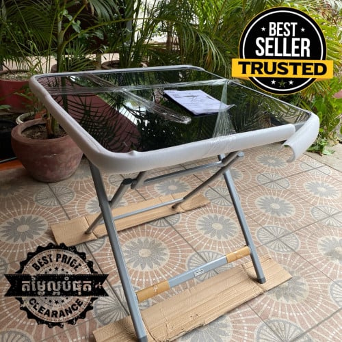 florabest\ud83c\udf43 heavy duty aluminum alloy professional outdoor garden folding table