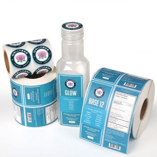 Sticker labels: Roll decals, Sheet decals, Care labels