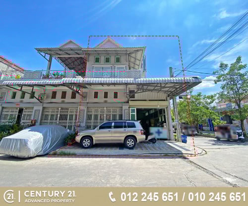 🏘 ផ្ទះល្វែង (កែង) ក្នុងបុរី ឡយគង់ (ទួលពង្រ) ត្រូវការលក់បន្ទាន់ខ្លាំង
