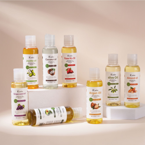 Carrier Oil Base Oil 118ml Jojoba Oil Grapeseed Oil ប្រើល្អសម្រាប់ស្បែក សក់ និងកម្ចាត់មុន