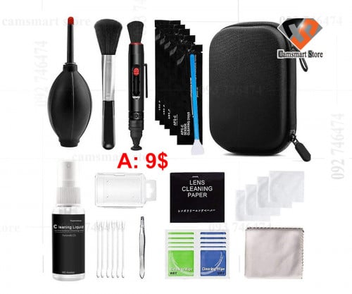 Professional DSLR Camera Cleaning Kit Camera Cleaner Set for Sensor Lens