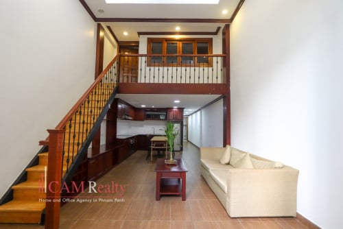Duplex 2 bedrooms apartment for rent in BKK1