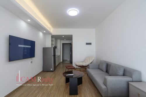 Studio condominium for rent in Chroy Changvar – Phnom Penh.