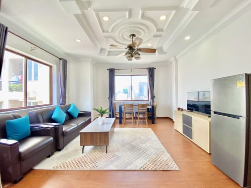 BKK1 | Furnished 3 Bedrooms Serviced Apartment (150sqm) For Rent (Pet Friendly)