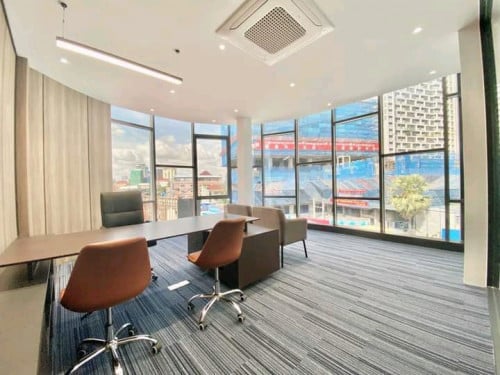 Furnished office for rent on Monivong Blvd