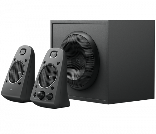 Logitech Z625 speaker system with subwoofer and optical input (980-001297)