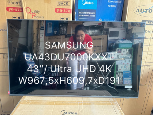 SAMSUNG UA43DU7000KXXT(ទូរទស្សន៏ថ្មីទំហំ 43” 4K/ new 43” 4K UHD Tv)