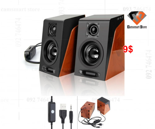 Speakers Desktop Speaker Desktop Laptop Wired Desktop HIFI mini Stereo USB mini Subwoofer Speaker