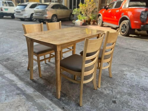 Dining set with four seat Table 75*120*75cm