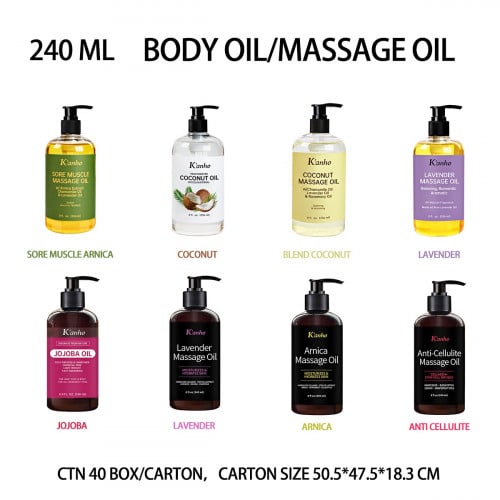 Body oil/massage oil ប្រេងម៉ាស្សាខ្លួន