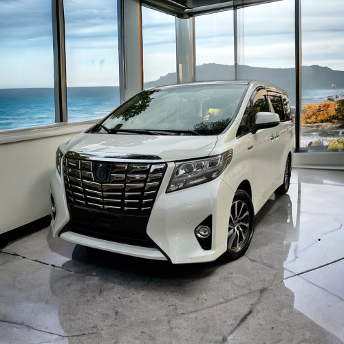 ALPHARD 2015 ស ក្នុងលឿង HYBRID V4 2.5L អូតូទ្វារ3 បើកដំបូល កៅអីធំ 360 JBL