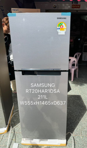 SAMSUNG RT20HAR1DSA(ទូរទឹកកកថ្មី កំពស់ 1,5m ទ្វារ2,   new Refrigerator 2 Doors )