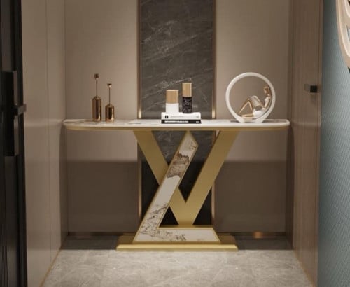 ✅ LV Entrance Decor Table ( marble top ): 130$ only now