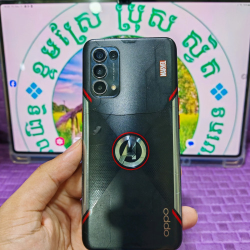 OPPO Reno5 Marvel Edition (វៃដូបាន) Price $95.00 In Tuek Thla, Cambodia ...