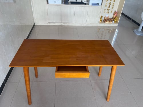 Desk 55*120cm and 55*100cm and two color  By rubber wood