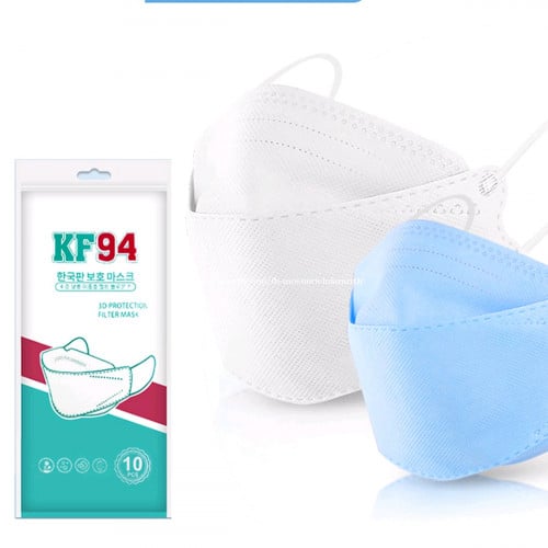 លាងឃ្លាំងKF94 Korean សាច់ម៉ាសក្រាស់ធានា of KF94 protective mask 10 mask a bag 口罩