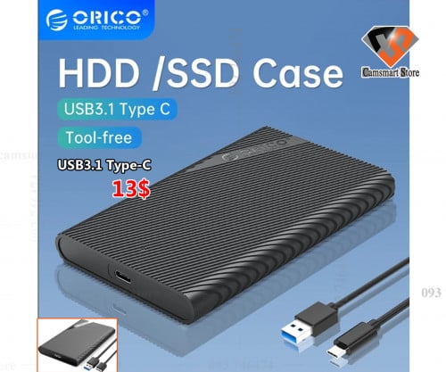 ORICO Inch HDD Case SATA to USB 5Gbps 4TB SSD HDD Enclosure 