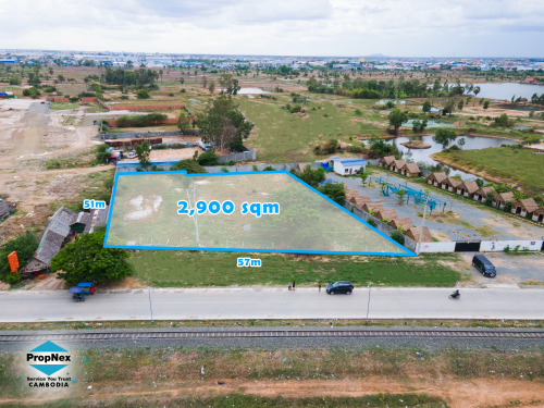 ឱកាសវិនិយោគដ៏ល្អ! ដីអភិវឌ្ឍន៍លក់នៅកំបូល ជិតផ្លូវជាតិលេខ៤